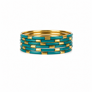 BuDhaGirl Caribe Veda Bangles-Set of 6