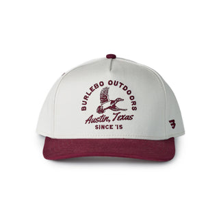 Burlebo Caps-Duck Cream & Maroon
