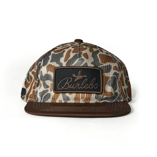 Burlebo Caps- Woods Camo Full Mesh