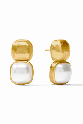 Julie Vos Catalina Earrings-Pearl