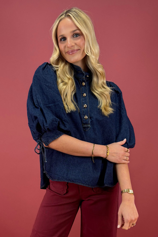 The Bridlewood Button Top