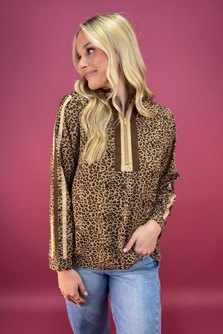 The Wild Card Zip Top