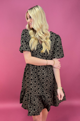 The Afterglow Jacquard Dress