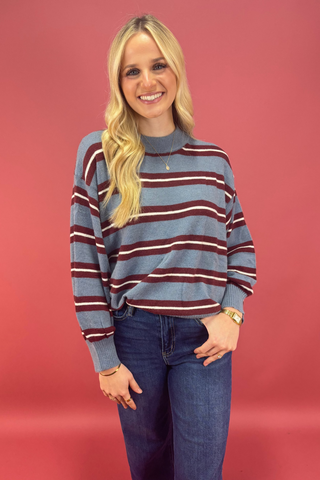 The Fireside Social Stripe Sweater