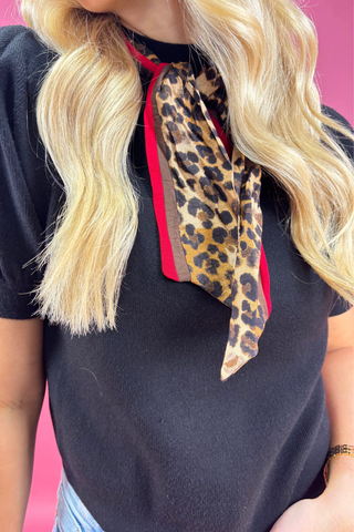 The Novelle Scarf Knit Top