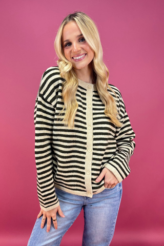The Parallel Lines Cardigan