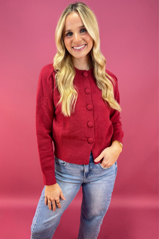 The Velmora Button Cardigan