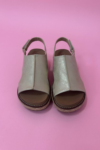 Sunlit Meadow Wedge Sandal