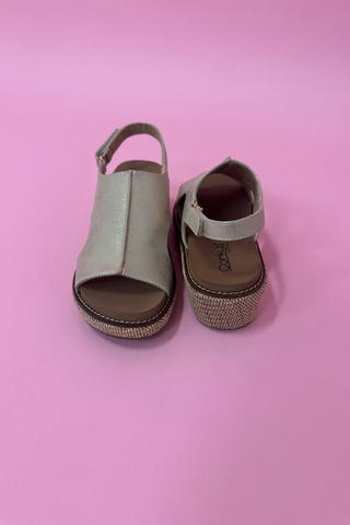 Sunlit Meadow Wedge Sandal