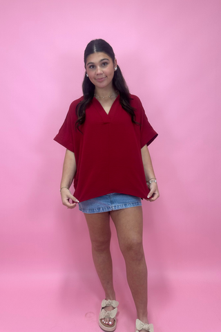 Elevated Basic Collared Top