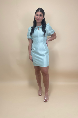 Satin Whisper Bow Dress
