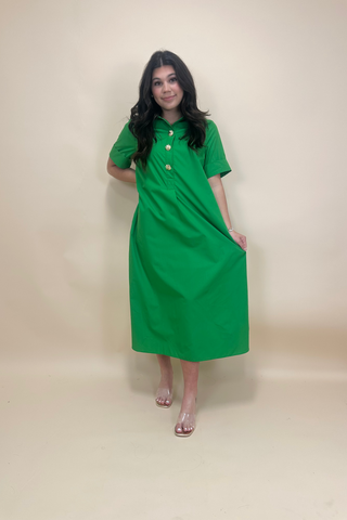 Garden District Button Dress