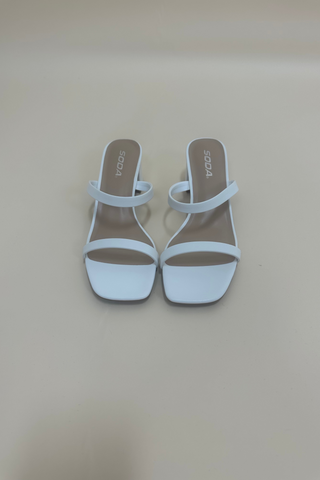 Petal Path Block Heel Sandals