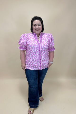Petal Pop Ruffle Top