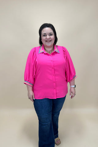 Fiesta Bloom Statement Blouse