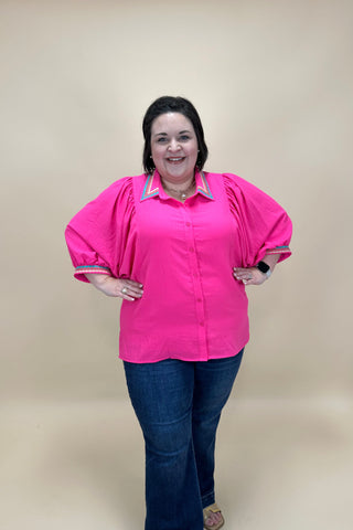 Fiesta Bloom Statement Blouse