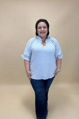 Sweet Breeze Ruffle Top