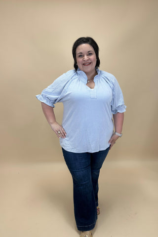 Sweet Breeze Ruffle Top