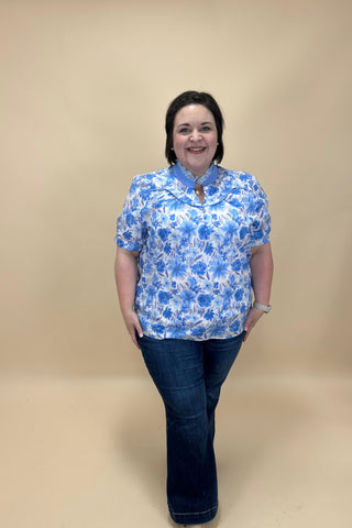 Blue Blossom Daydream Top