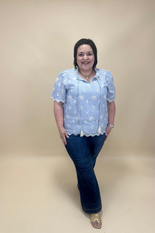 Seaside Heirloom Embroidered Top