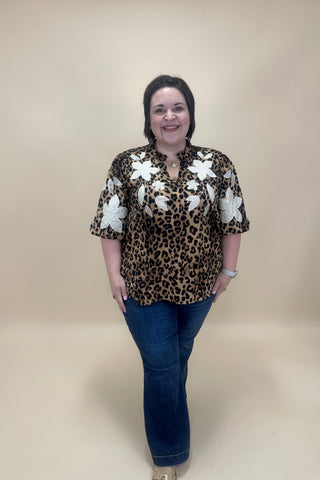 Blossom Charm Embroidered Top