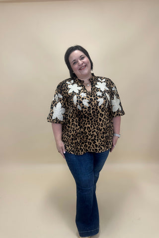 Blossom Charm Embroidered Top