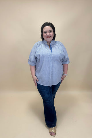 Harbor Stripe Charm Top