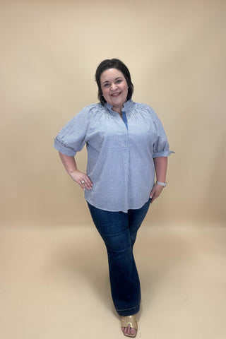 Harbor Stripe Charm Top