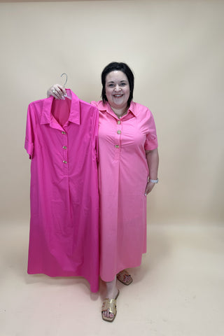 Bloomline Button Dress