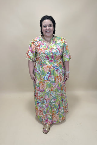 Tropical Whisper Maxi Dress