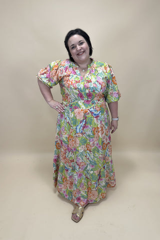 Tropical Whisper Maxi Dress
