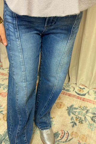 Praire Girl HR Crop Straight Jeans
