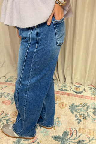 Praire Girl HR Crop Straight Jeans