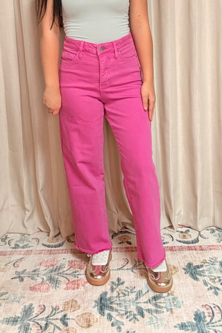 Chloe Crop Wide Leg Jean