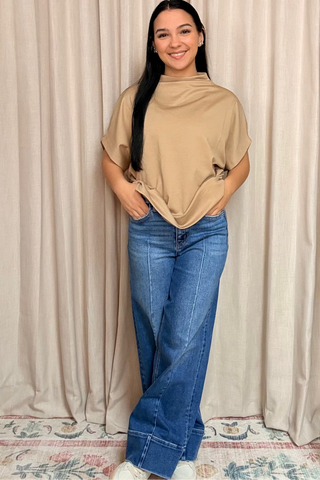 Southern Soul Mock Neck Top