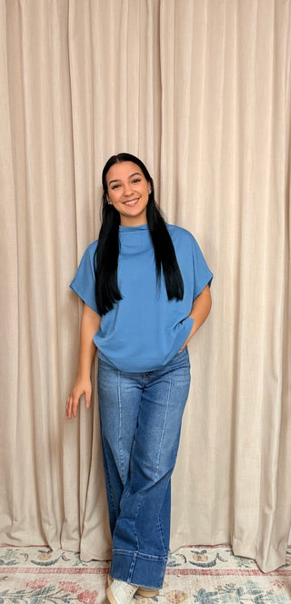 Southern Soul Mock Neck Top