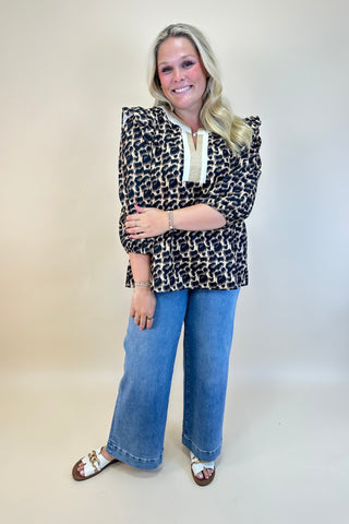The Kensington Leopard Blouse
