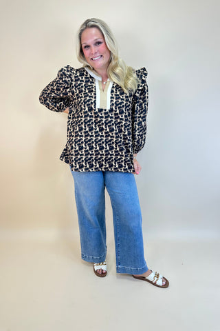 The Kensington Leopard Blouse