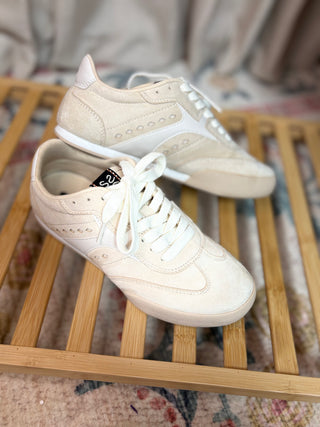 Silver Luxe Court Sneaker