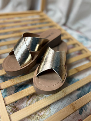 Golden Glow Platform Slides