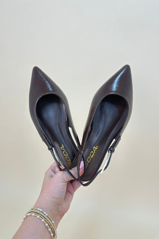 Classic Confidence Slingback Flats