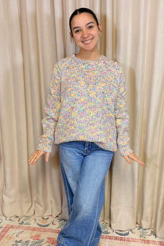 The Confetti Meadow Sweater