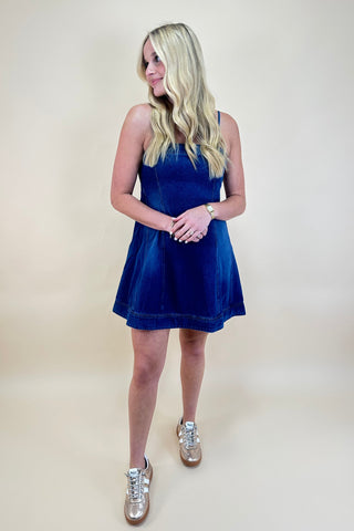 Savoy Square Denim Dress
