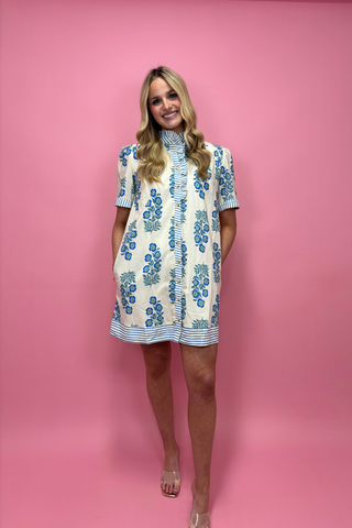 Blue Garden Stroll Dress