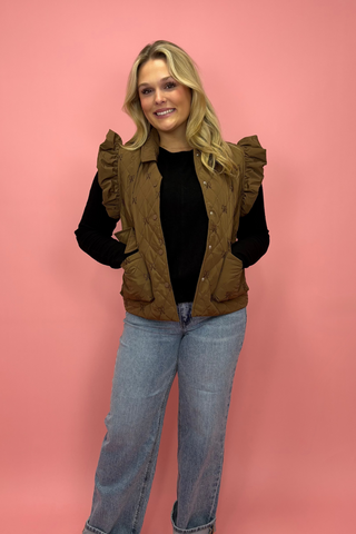 The Bow Belle Quilted Vest