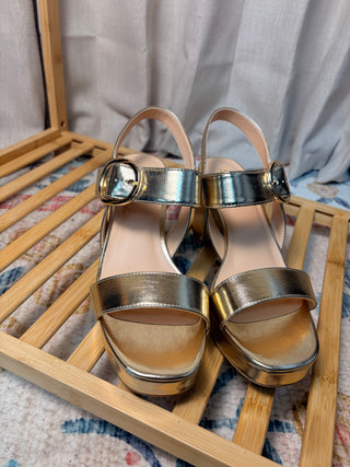 The Golden Hour Platform Heel