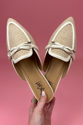 Coastal Chic Woven Mule