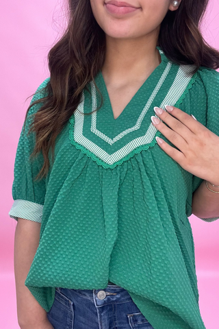 Emerald Green Party Top