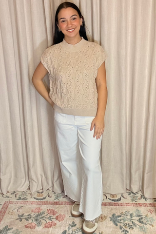 Southern Sweetheart Knit Mock Neck Sweater