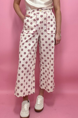 Sweet Spot Polka Pants